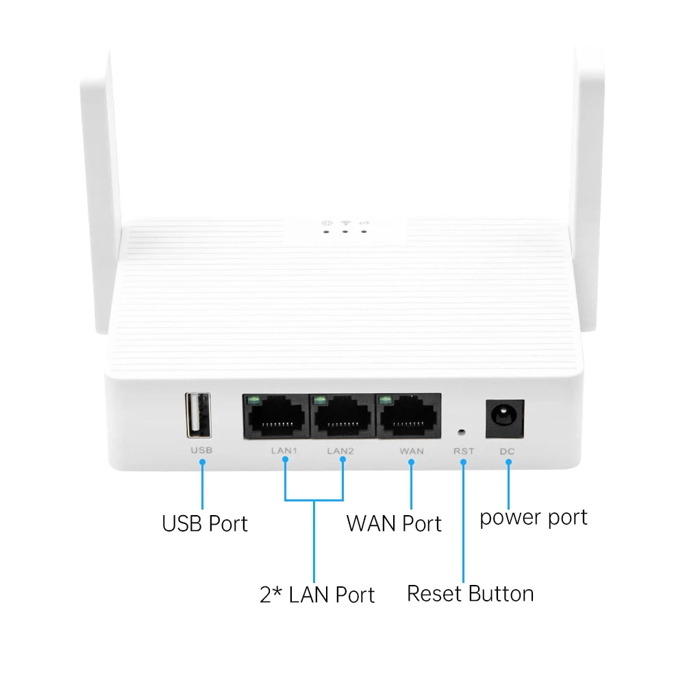 1200Mbps Wireless Mini Router USB Interface Dual Band 2.4G/5G Gigabit Ethernet Router 802.11AC Support Mesh for Home Office